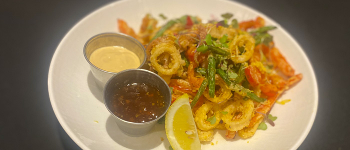 Calamari appetizer from Nates Chophouse.