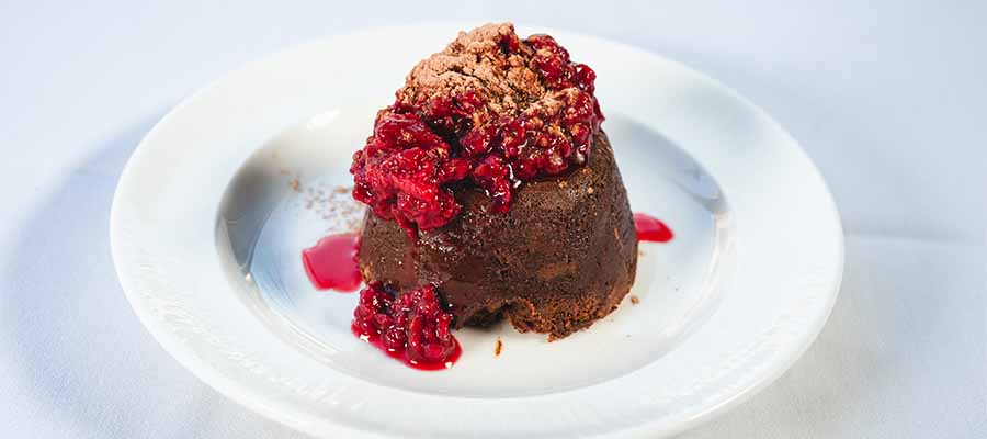 Lava cakes from Nate's Chophouse is a great dessert