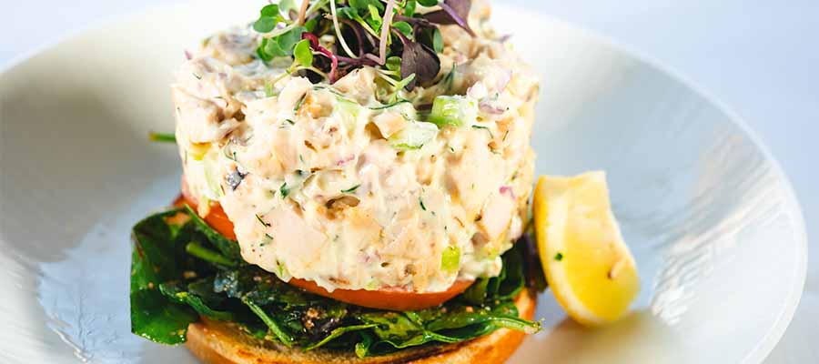 Chicken Salad stack from Nate's Chophouse